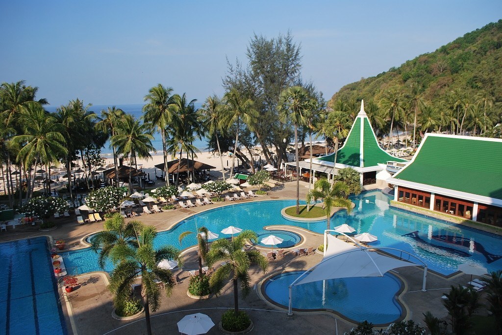 Le Meridien Phuket Beach Resort, not the sort of place we envision Rick Steves staying