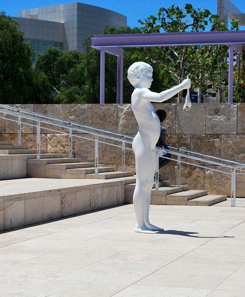 Statue at Getty Museum