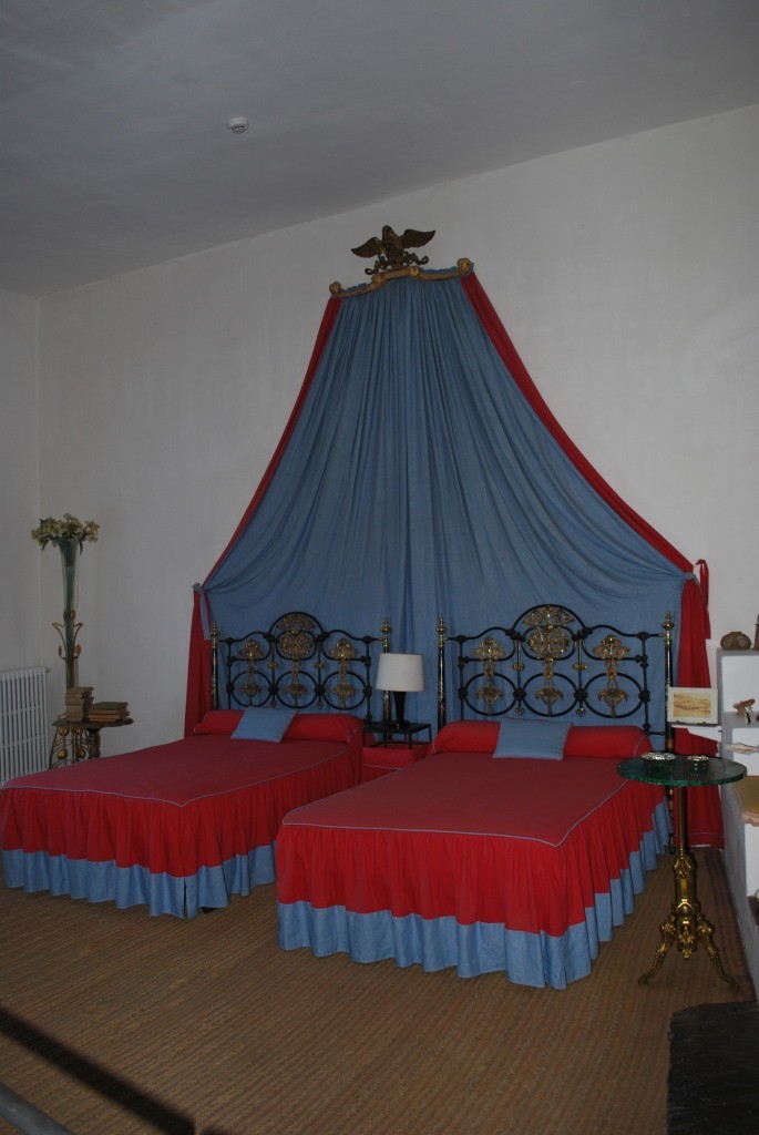 The bedroom of Dali's home in Port LLigat