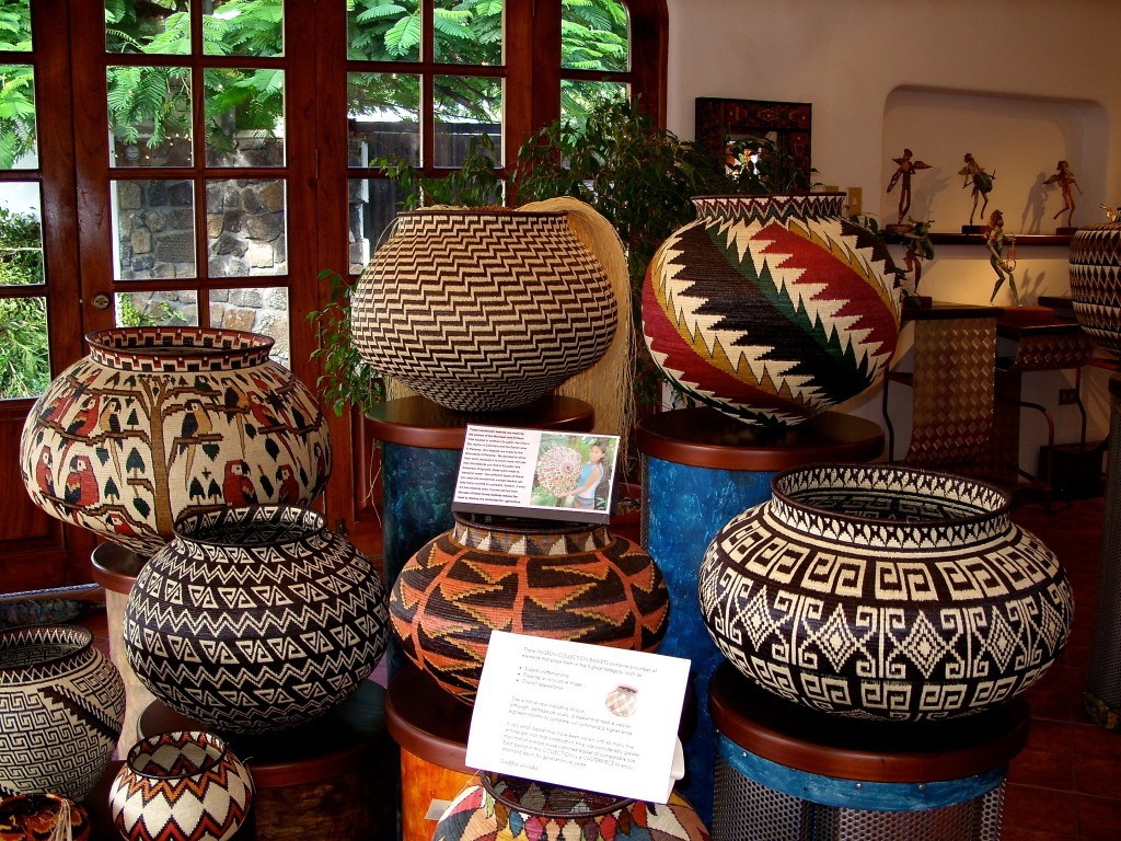 baskets purchased in the Galapagos Islands