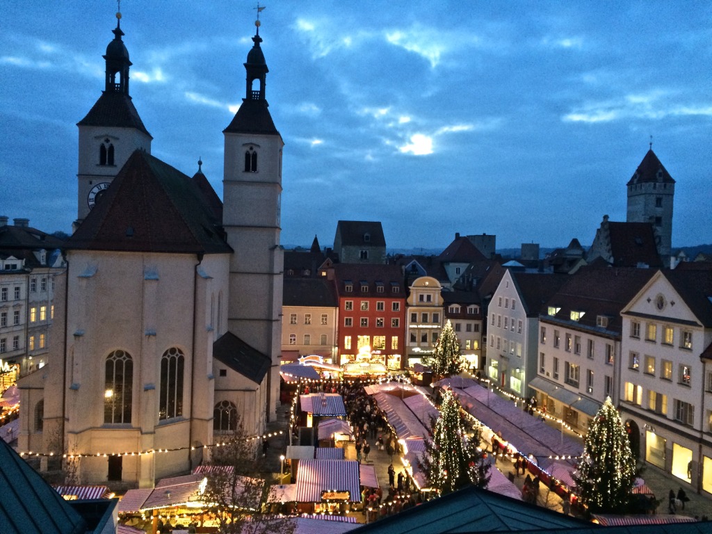 Christmas Market in Regensburg, Germany