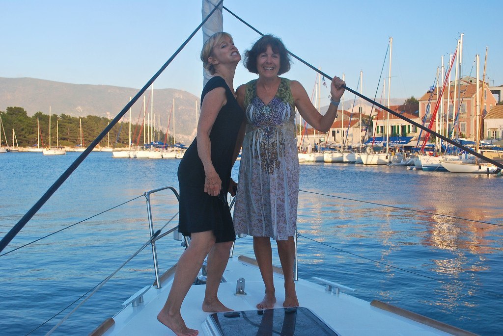Yacht in Greece