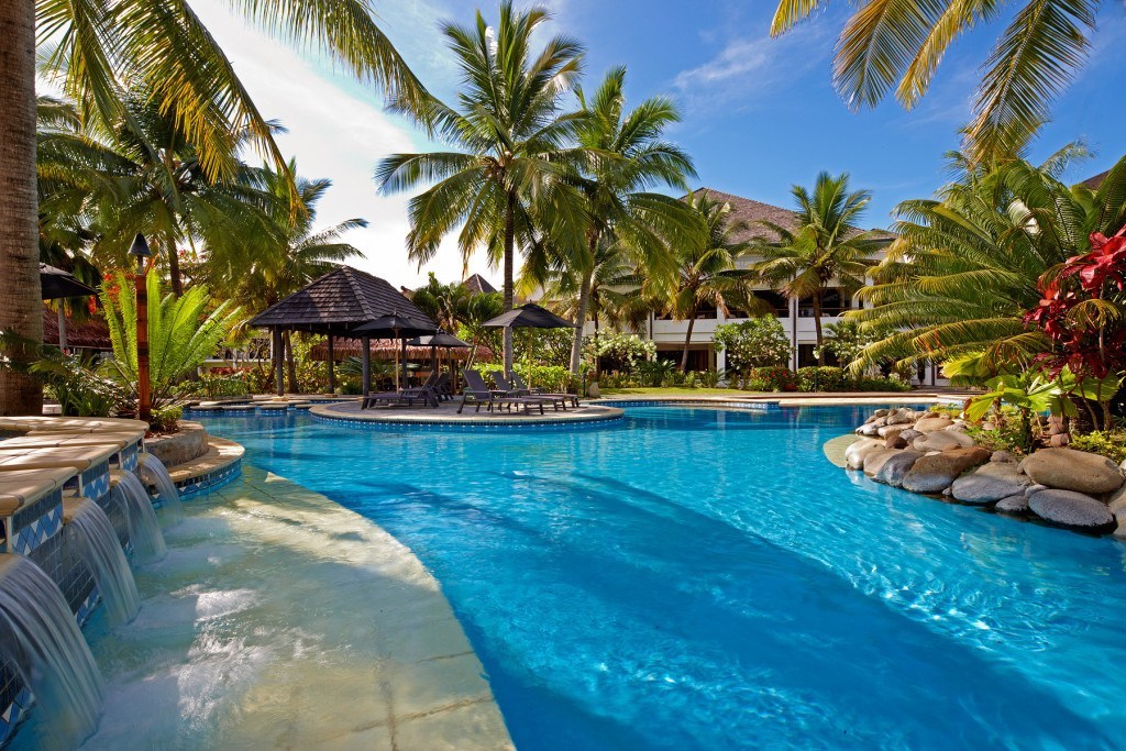 The Sofitel in Fiji where we had to book an emergency extra night when we failed to plan correctly for travel in another hemisphere