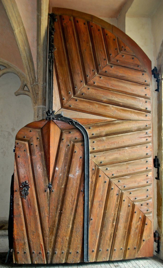 Bratislava wooden door