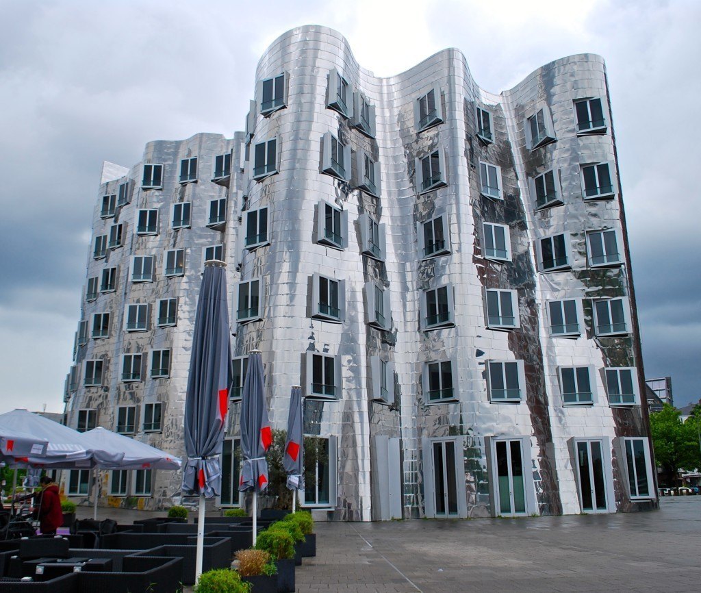 Building by Frank Gehry in Dusseldorf Germany