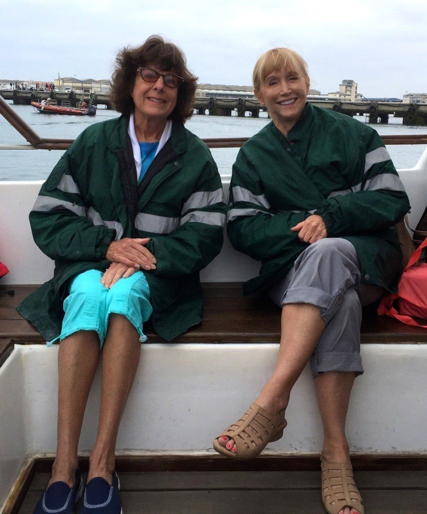 two women on Ferry to Berlengas Islands