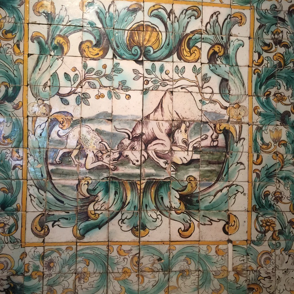 Tile in Lisbon National Tile Museum Portugal