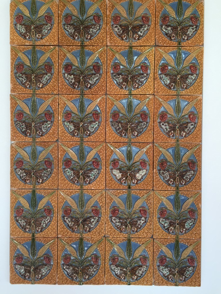Tile in National Tile Museum in Lisbon Portugal