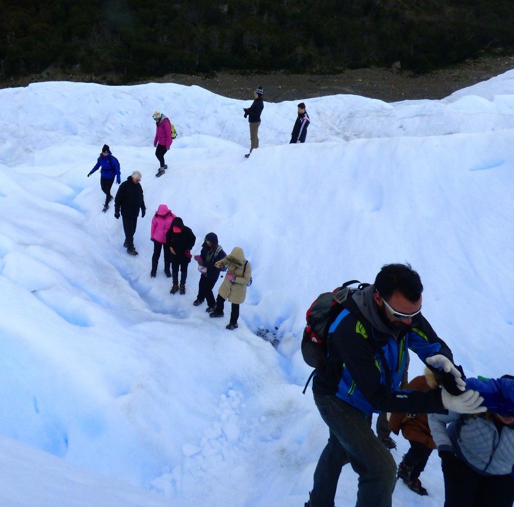 Ice trekking at Perito Moreo Glacier in Argentina is fun and a very memorable experience.