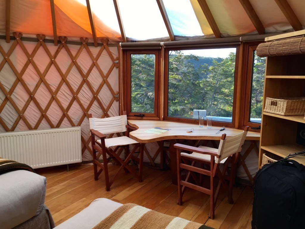  luxury yurt Patagonia
