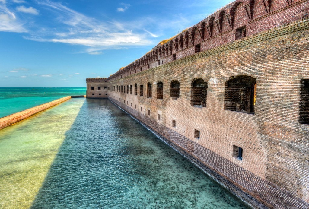 Fort Jefferson at Dry Tortugas National Park off of Key West, Florida is one of the places we plan to travel in 2016