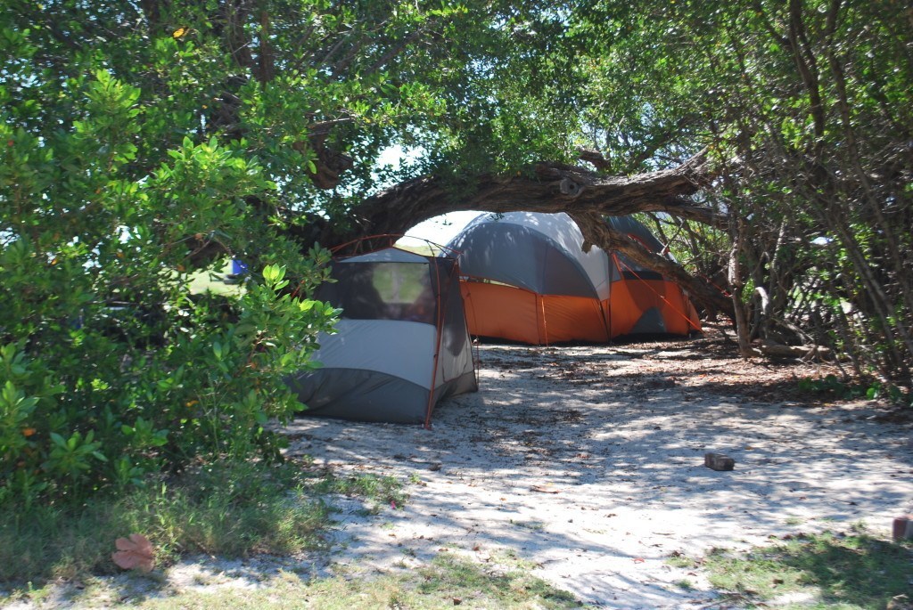 Campsite at Dry Tortugas National Park
