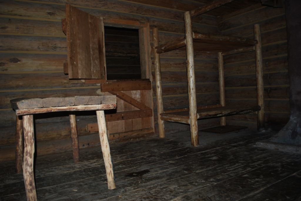  Lewis and Clark with UnCruise - Some of the comfy quarters at Fort Clasp where Lewis and Clark spent a winter