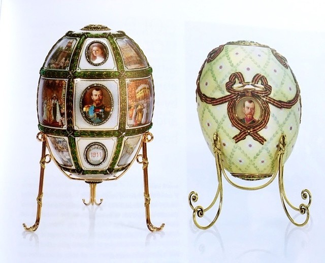 The 15th Anniversary Easter Egg and the Order of St. George Faberge Easter Egg