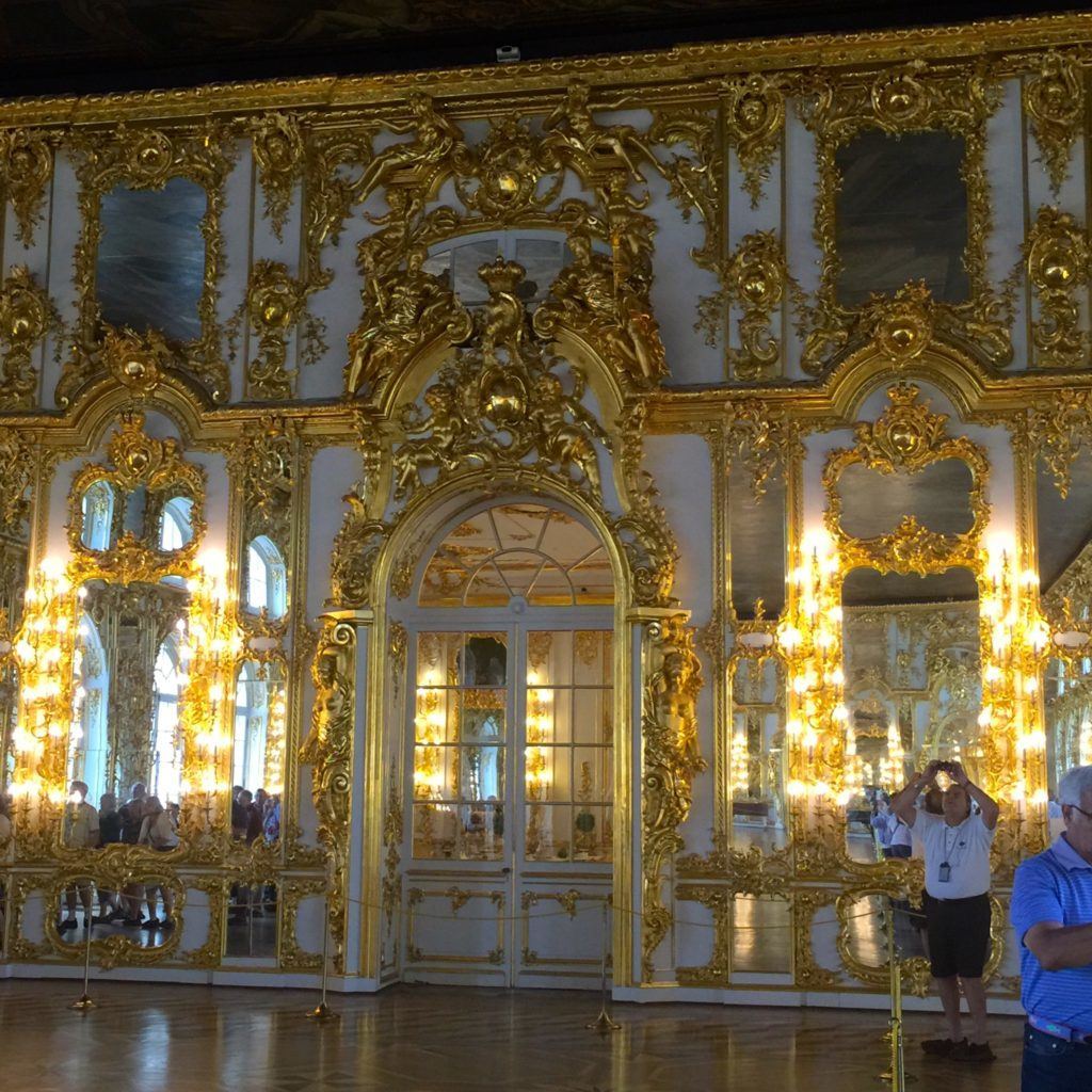 The Great Hall in the summer palace of Catherine the Great