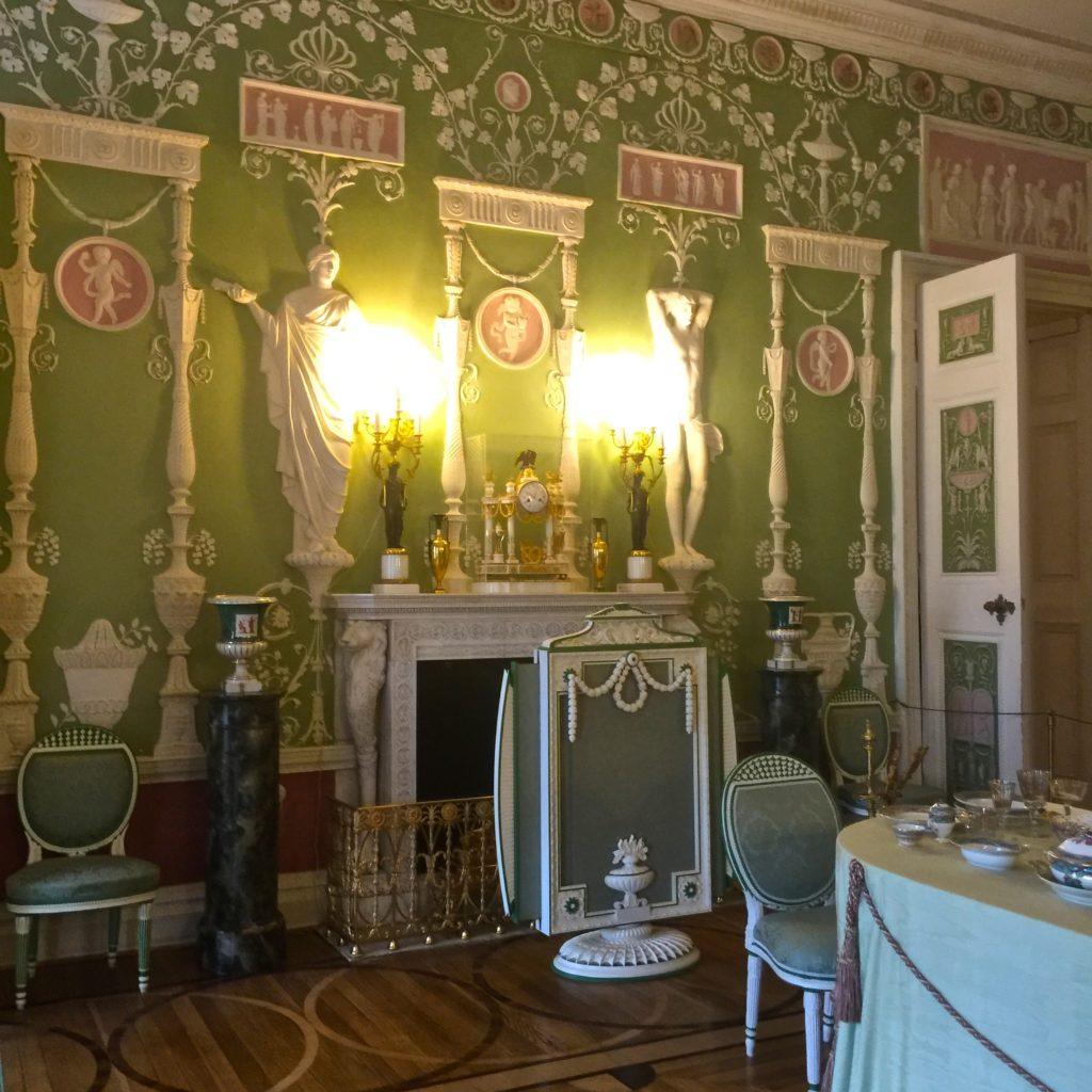 The Green Dining Room in the Catherine Palace
