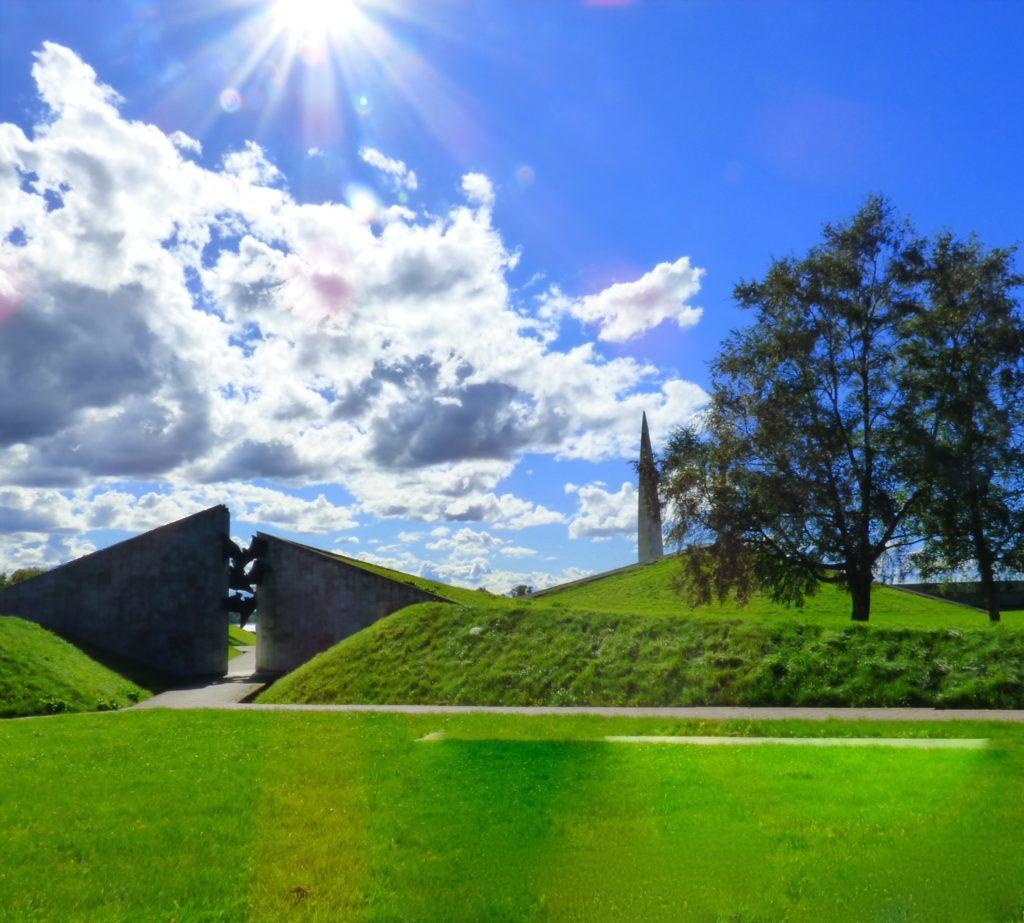 Tallinn Estonia Memorial to fallen soldiers from World War II