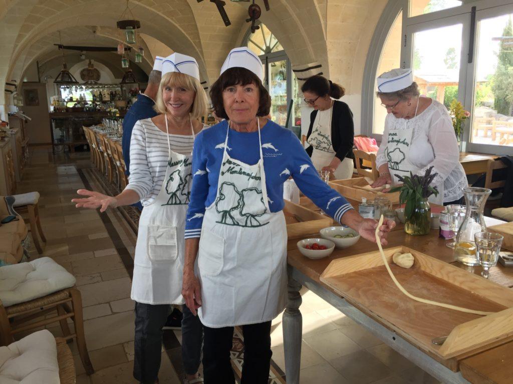 Go Ahead Tours Piglia review - cooking class at Masseria in Puglia