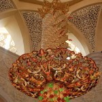 Chandelier in The Grand Mosque, Abu Dhabi