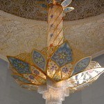 Chandelier in the Grand Mosque, Abu Dhabi