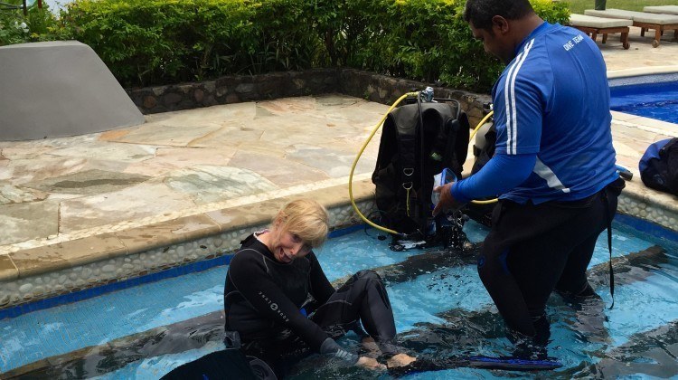 How aging, reckless blondes learn to scuba dive